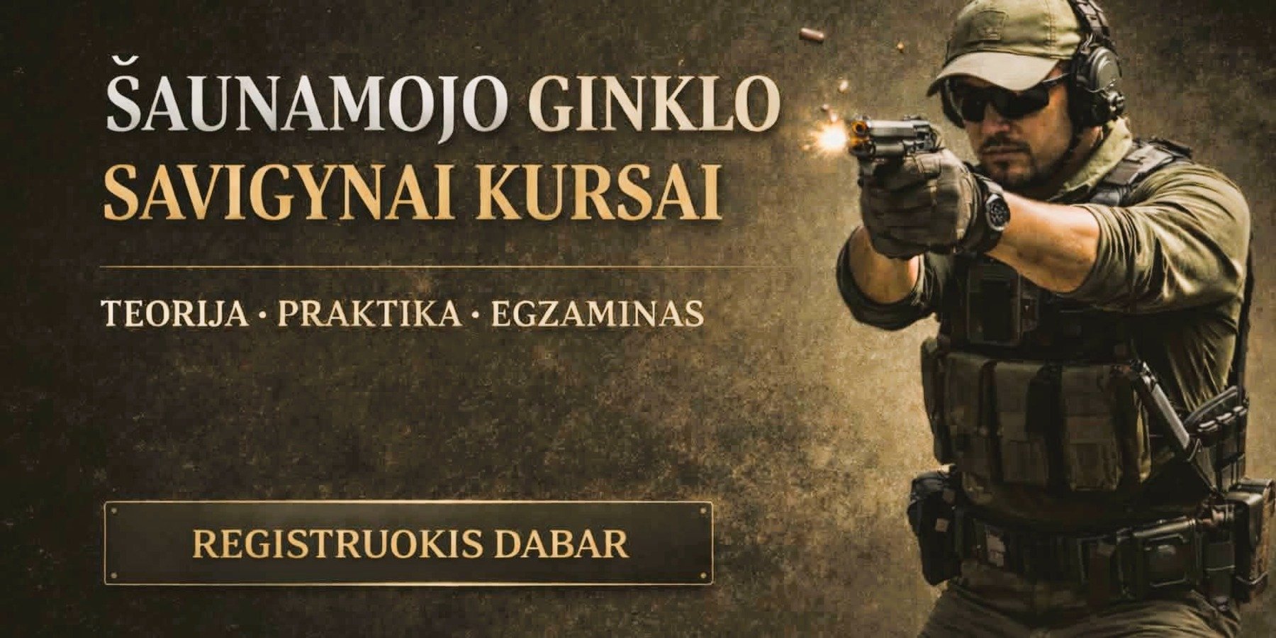 Ginklo savigynai kursai