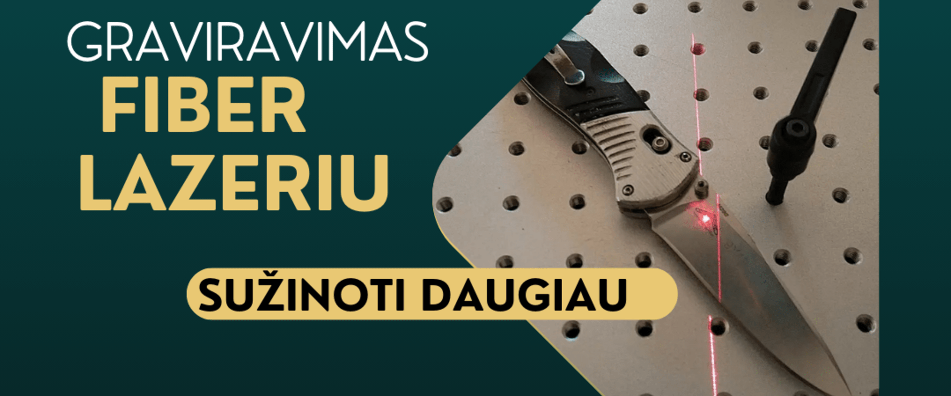 Metalo graviravimas lazeriu