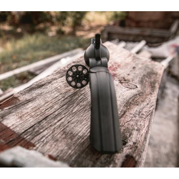 Revolveris DB SIDEKICK 5.5″, .22LR ir .22Mag būgnai, tamsiai pilkas 3