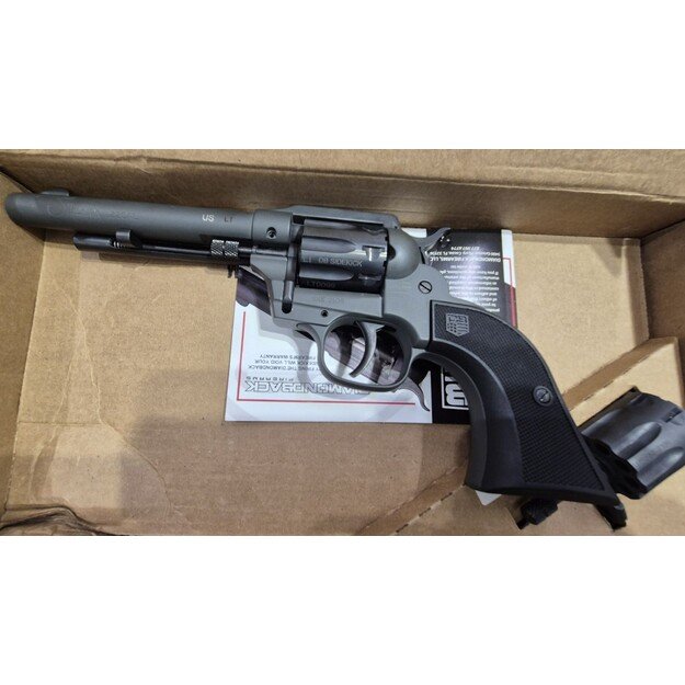 Revolveris DB SIDEKICK 5.5″, .22LR ir .22Mag būgnai, tamsiai pilkas 1