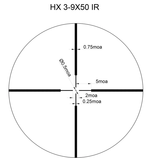Optinis taikiklis Sightmark Core HX 2.0 3-9x50 DX 