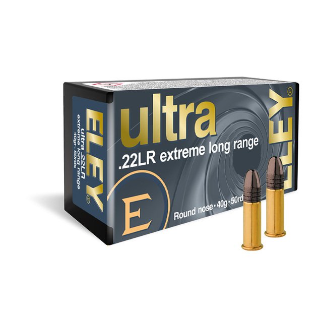 .22 LR/40 GR, ELEY ULTRA extreme long range 50 vnt.