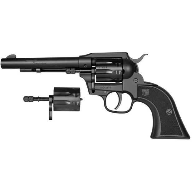 Revolveris DB SIDEKICK 5.5″, .22LR ir .22Mag būgnai, Juodas