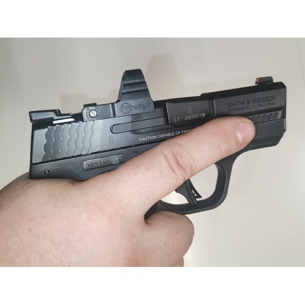 KOMPLEKTAS SMITH & WESSON PC M&P 9 Shield Plus OR  9x19mm + Firefield Ironclad Mini Reflex RD Dot Sight - RMS
