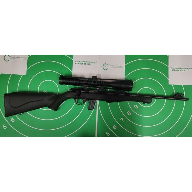 KOMPLEKTAS GRAIŽTVINIO ŠAUTUVO ROSSI 8122 bolt action .22LR + HAWKE OPTIKA