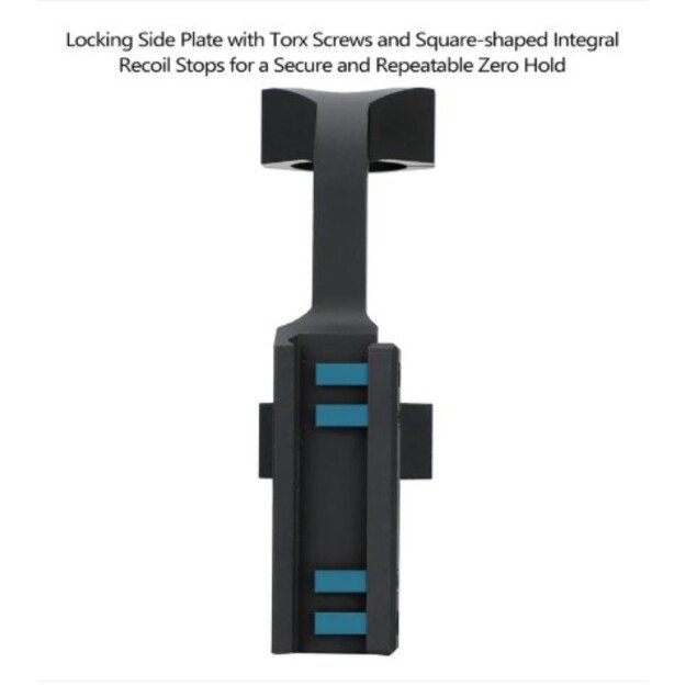 Laikiklis Picatinny Cantilever 30mm Scope Mount with Square Integral Recoil Stops 2