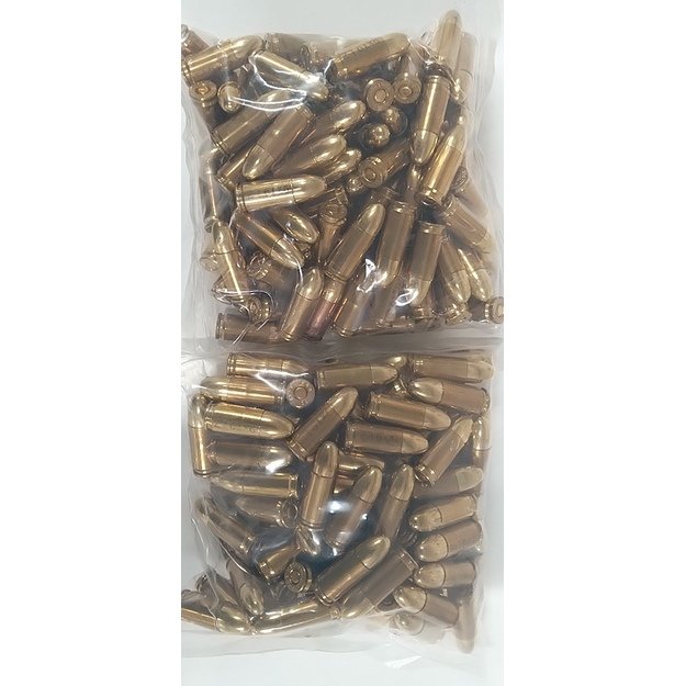 9 MM LUGER (9X19) FMJ RELOADED 124 grs