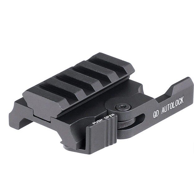 Picatinny paaukštinimo adapteris 0,5"( 12,7 mm), greito nuėmimo 1