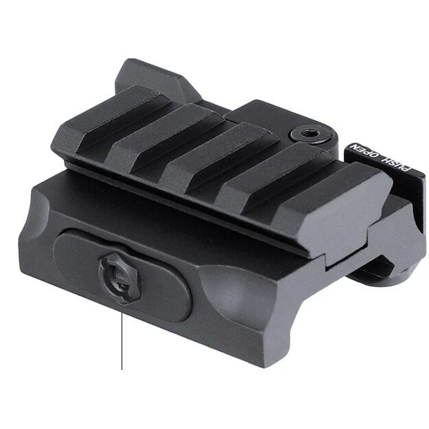 Picatinny paaukštinimo adapteris 0,5"( 12,7 mm), greito nuėmimo
