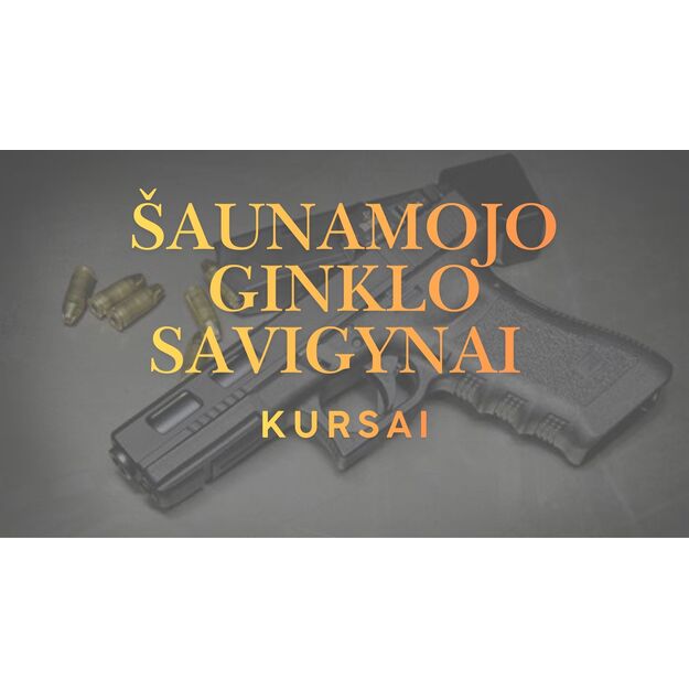 Šaunamojo ginklo savigynai kursai Vilniuje 