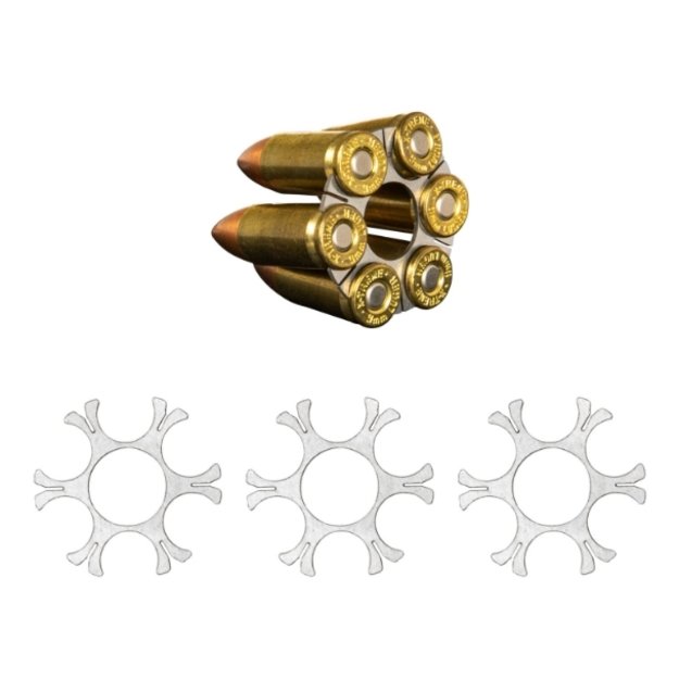 Revolverio Diamondback SDR 9mm moon clip (žiedas šovinių fiksavimui būgne)