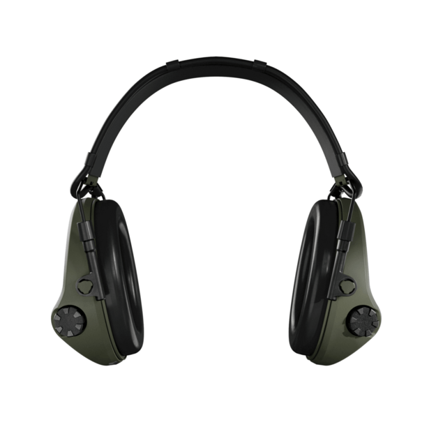 Sordin Supreme X2 headband  aktyvios ausinės su gelio pagalvėlėmis, žalios 1