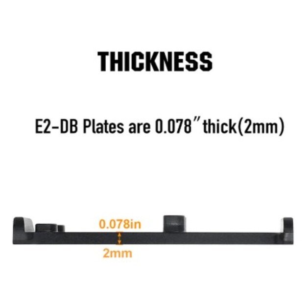 Kolimatoriaus plokštelė Glock RMR 2