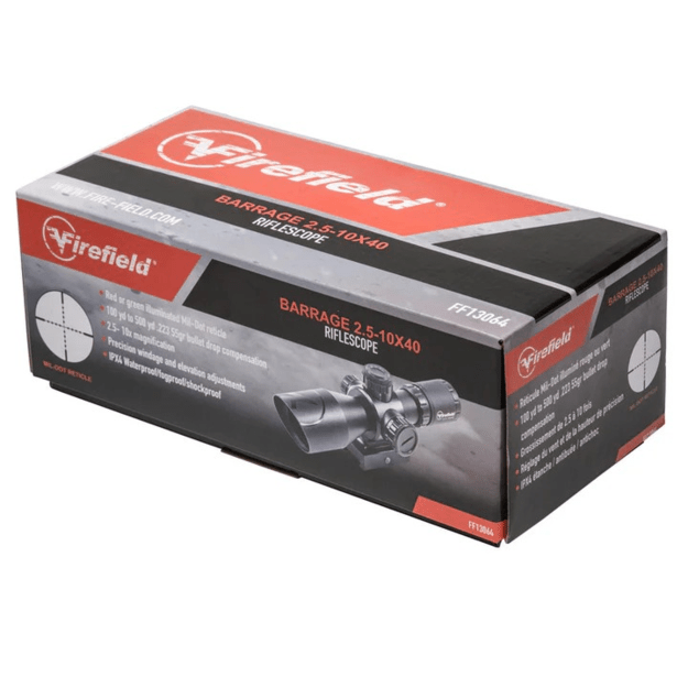 Firefield Barrage 2.5-10x40 Riflescope