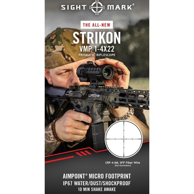 Sightmark Strikon VMP 1-4x22 SFP Fiber Riflescope 6
