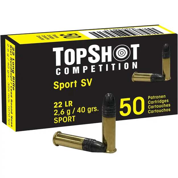 .22 LR/40gr, SPORT SV, TOPSHOT Competition, Black Edition