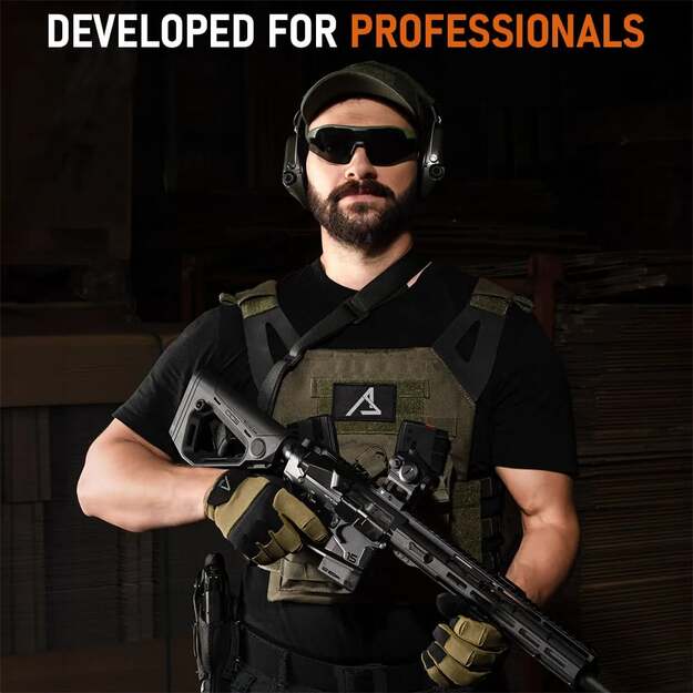 SORDIN Supreme Pro aktyvios ausinės su gelio pagalvėlėmis, juodos, juodas lankelis 6