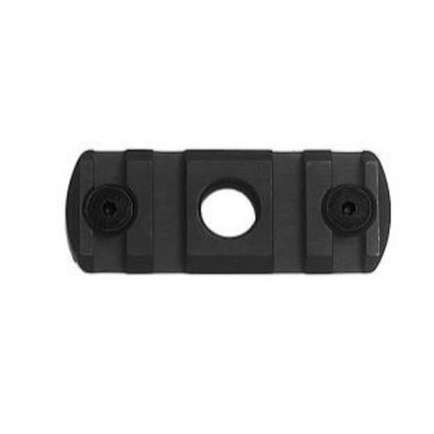 Polymer 4 notch M-Lok® Rail Section with integrated QD Port
