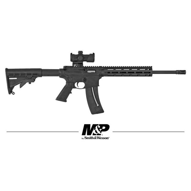 SMITH & WESSON M&P15-22 SPORT 16.5" .22LR. C/S&W M&P-100 RED DOT