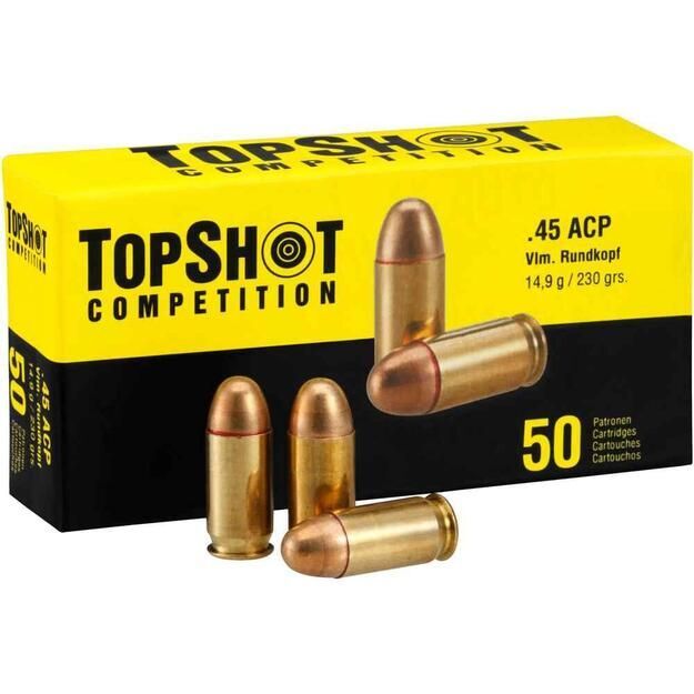 .45 ACP FMJ 230 gr. , TOPSHOT Competition